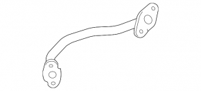 EGR valve pipe Toyota Highlander 11-13 long, broken stud