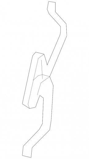 Volvo XC90 16-25 front left caliper spring bracket