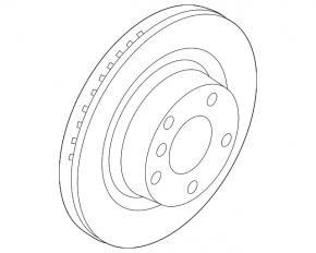 Brake disc rear right BMW 3 F30 13-18 300mm