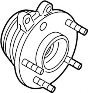 Front left hub for Nissan Murano z52 19-24
