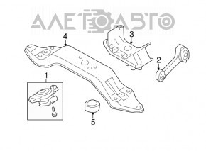 Gearbox cushion Subaru Outback 20-24