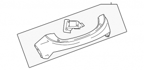 Rear bumper bare upper part Chevrolet Bolt EV 22-23