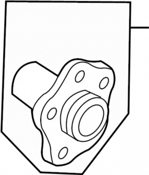 Nissan 350z rear left hub