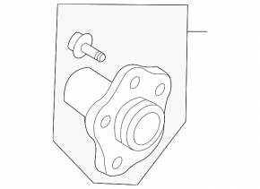 Nissan 350z rear left hub