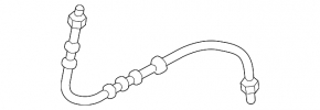 Front left brake hose for Audi A8 13-18