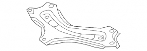Front subframe strut brace for the 19-19 Audi A6 C8