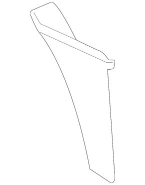 Outer right headlight trim Audi A7 19-25