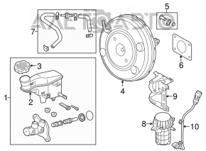 Vacuum booster Kia Forte 4d 14-18