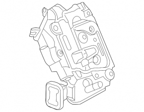 Rear left door lock VW Golf 15-21 5d
