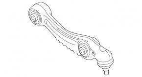 Lower control arm, front left, rear, Land Rover Range Rover 22-25