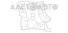 Rear right wing bracket Lexus RX300 RX330 04-09