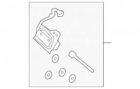 Nissan Leaf 13-17 Charging Port Door Lock Drive Without Cable
