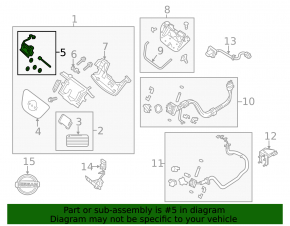 Nissan Leaf 13-17 Charging Port Door Lock Drive Without Cable