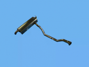 Muffler rear part with barrel Jeep Renegade 15- awd