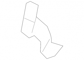 Bracket of the shock absorber of the trunk door on the door left Lexus UX200 UX250h 19-