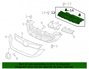 Honda Accord 13-15 hybrid TV trim