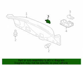 Acura TLX 15 Trunk Lid Handle - Inner