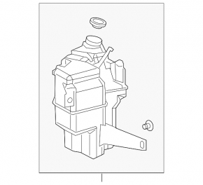 Toyota Camry v70 18-24 Windscreen Washer Reservoir