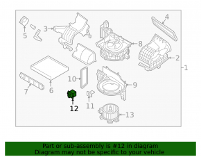 Resistor Hyundai Sonata 15-19 with climate control