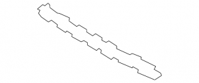Front bumper central bracket for Porsche Cayenne 19-26