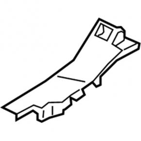 Rear right door sill plate for Ford Transit Connect MK2 13-18 grey