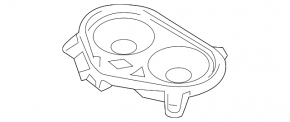 Lincoln Corsair 20-26 Premium Front Panel Central Speaker