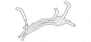 Ford Escape MK4 2020-26 Hybrid Front Coolant Pipes