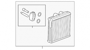 Chevrolet Cruze 16-19 Evaporator