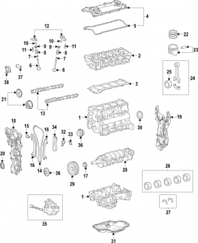 Oil pump ICE Toyota Camry v70 18-18 2.5 A25A-FKS
