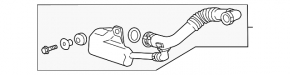 Air duct for the manifold Cadillac ATS 13-2.5
