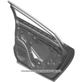 Door assembly rear right Chevrolet Volt 16- keyless, graphite GA6, butt