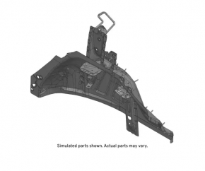 Quarter wing rear left Chevrolet Bolt 17-