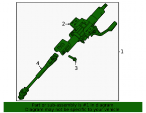 Steering column Nissan Sentra 20-23 with cardan joint