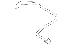 Cooling system return pipe tank-radiator Audi A6 C7 12-15 2.0