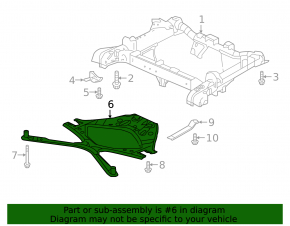 Rear subframe brace Honda Clarity 18-21 usa