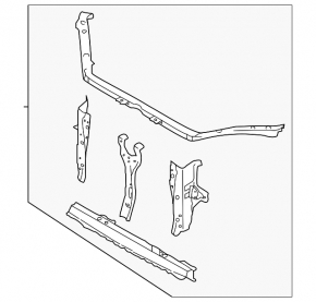 TV panel radiator Subaru Impreza WRX GH 08-14