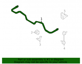 Rear stabilizer bar for Infiniti FX35 FX45 03-08
