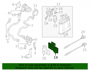 Bracket Fuel Tank Leakage Sensor Audi A3 8V 15-20