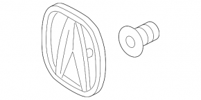 Acura TLX 15- Trunk Lid Emblem