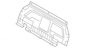 Trunk trim front part Kia Optima 11-15
