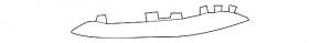 Rear bumper reflector left Audi A5 F5 17-19 premium, prestige