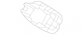 Driver's footwell light for Mercedes A-class V177 19-22
