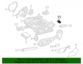 Driver's footwell light for Mercedes A-class V177 19-22