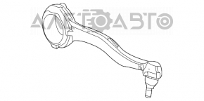 Upper front left control arm Mercedes W203