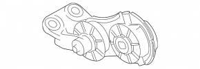 Engine mount left lower Ford Flex 13-19 automatic transmission