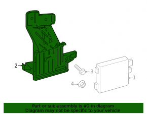Blind Spot Sensor Mount Right Lincoln MKC 15- Type 2
