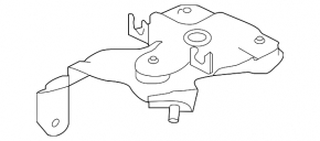 ABS bracket ABS Jaguar F-Pace X761 17- AJ126, 2.0t, 2.0d