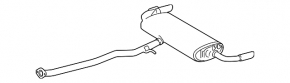 Rear muffler with barrel for Toyota Rav4 19-25 hybrid, USA built