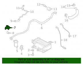 Fuel Vapor Purge Valve Kia Sorento 16-20 3.3