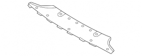 Front bumper protection Hyundai Sonata 15-17 sport